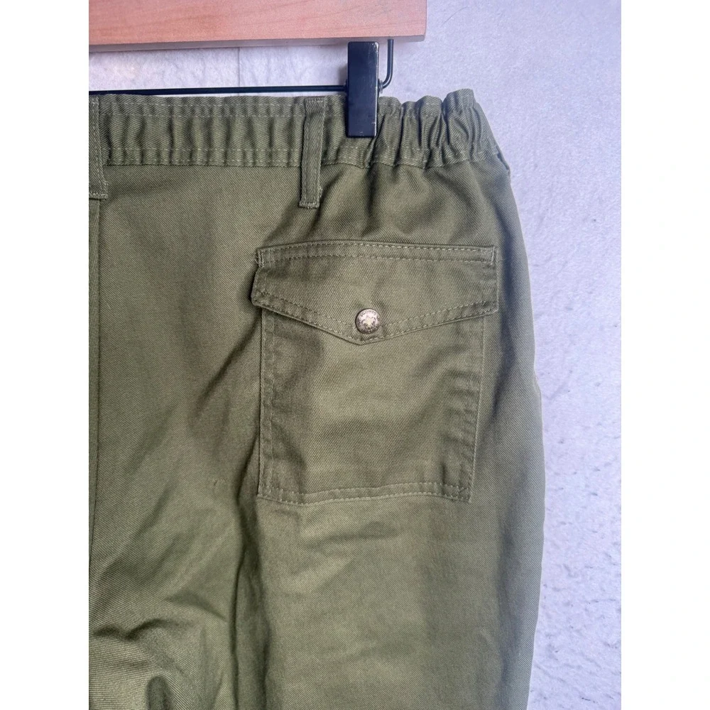 Vintage Boy Scouts of America BSA Pants Olive Green Union Made USA Raw Hem 38